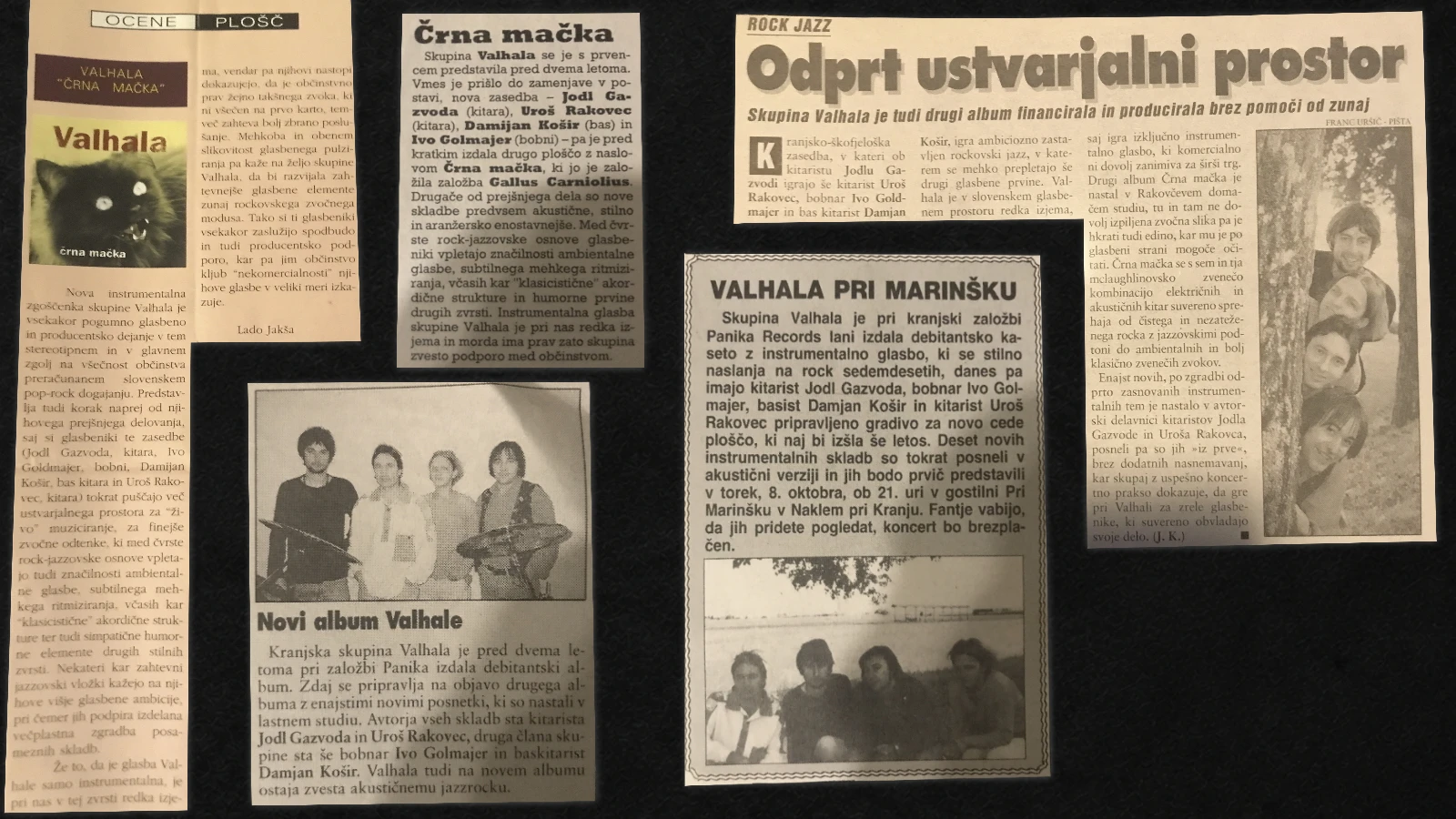 Artikelarchiv aus der Zeit von Valhala