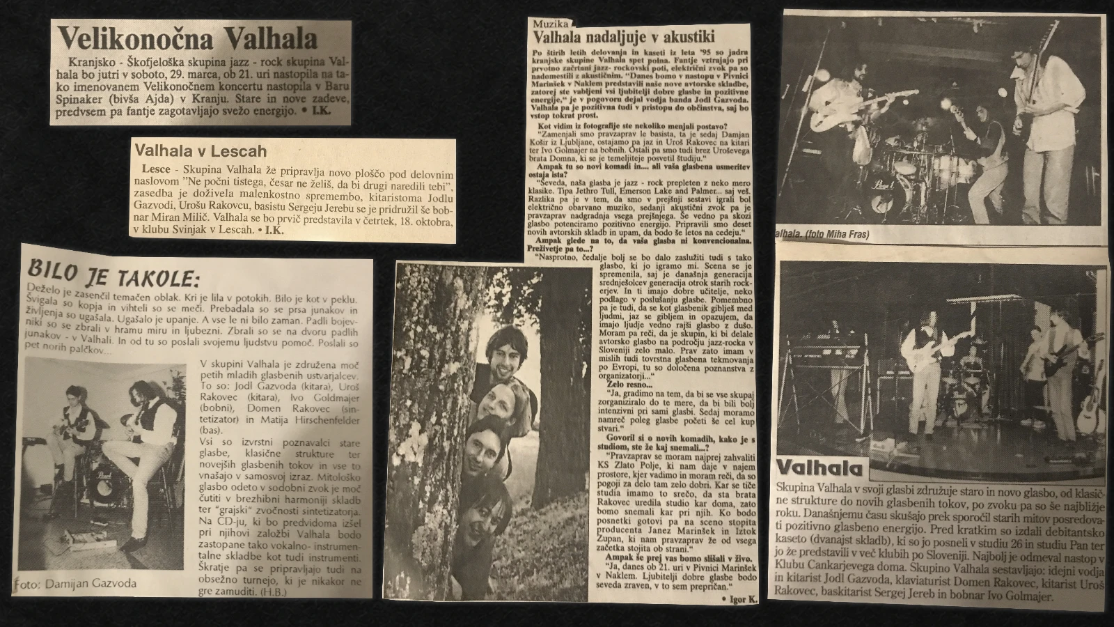 Artikelarchiv aus der Zeit von Valhala
