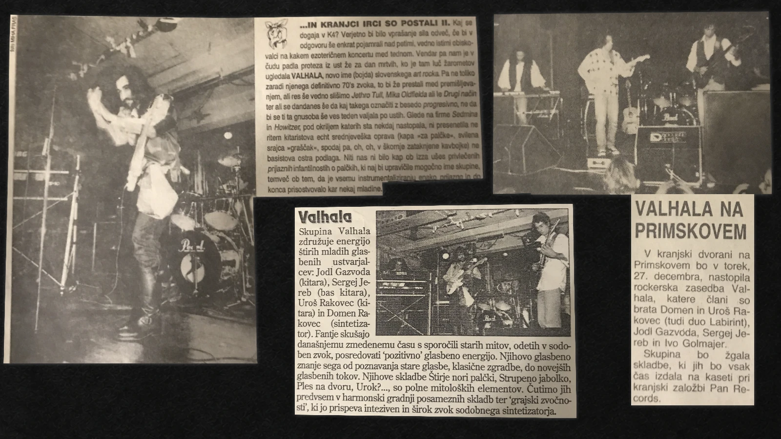 Artikelarchiv aus der Zeit von Valhala